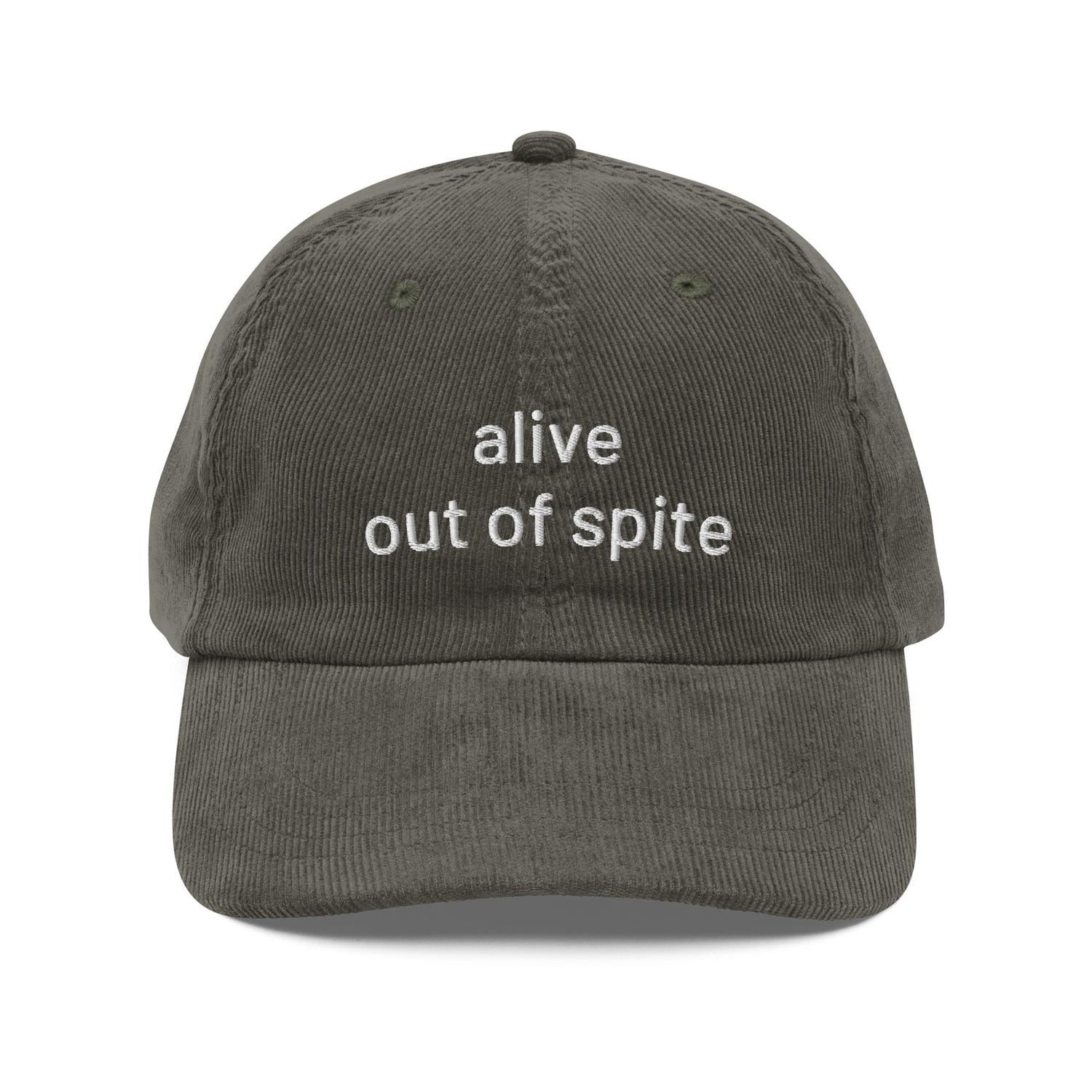 Custom Embroidered Alive Out of Spite Hat