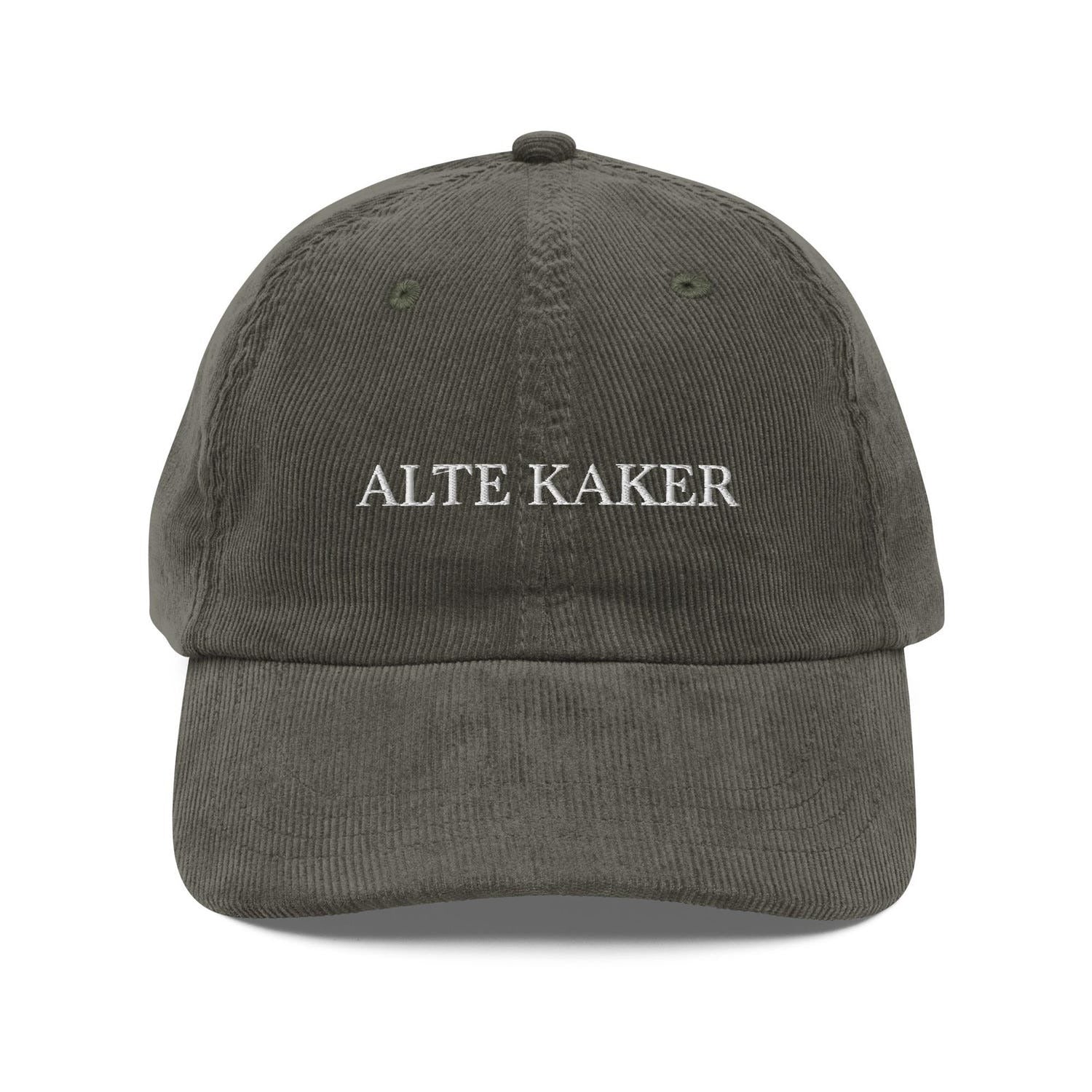 Custom Embroidered Alte Kaker (Old Timer) Yiddish Phrase Hat