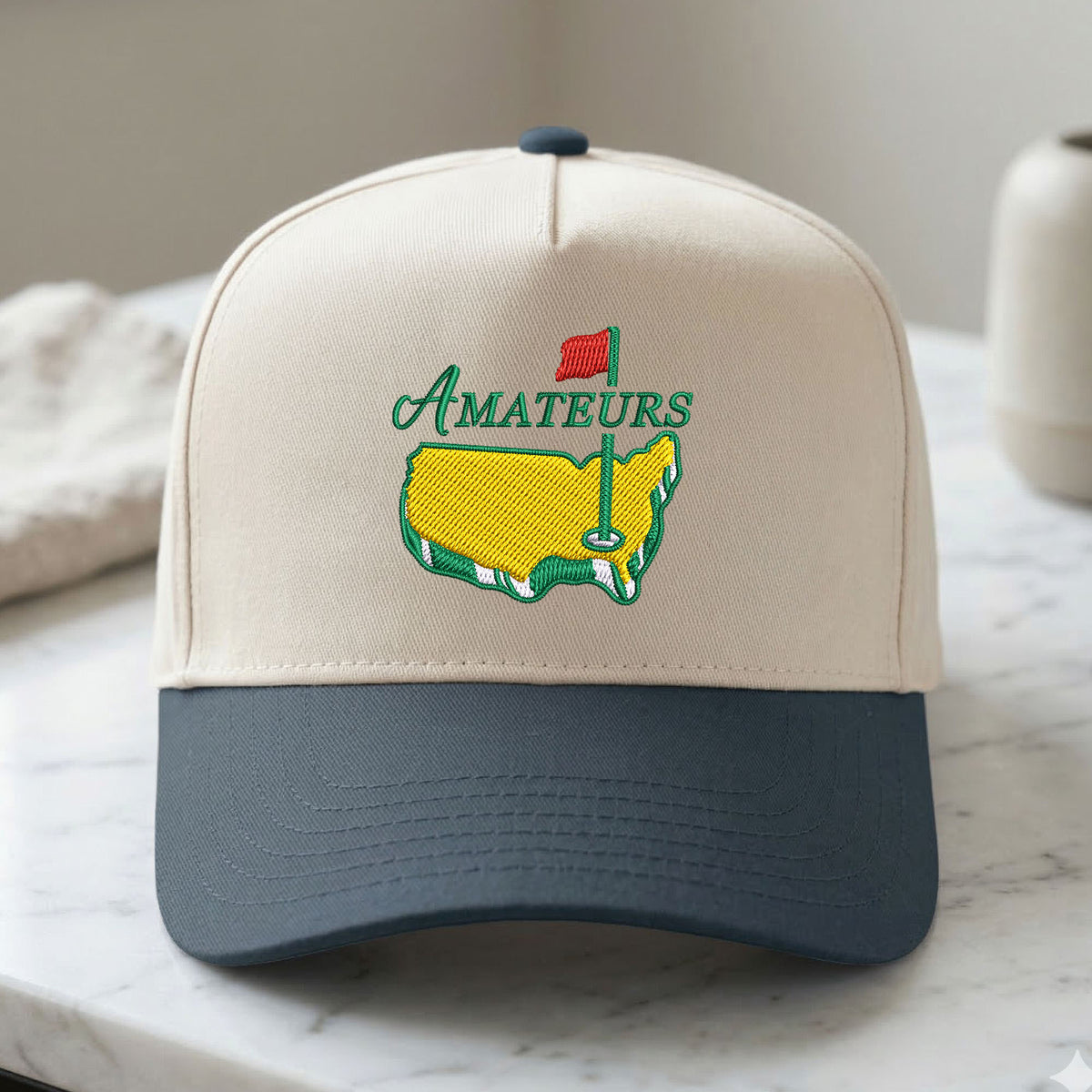 Custom Embroidered Amateurs Golf Snapback Hat