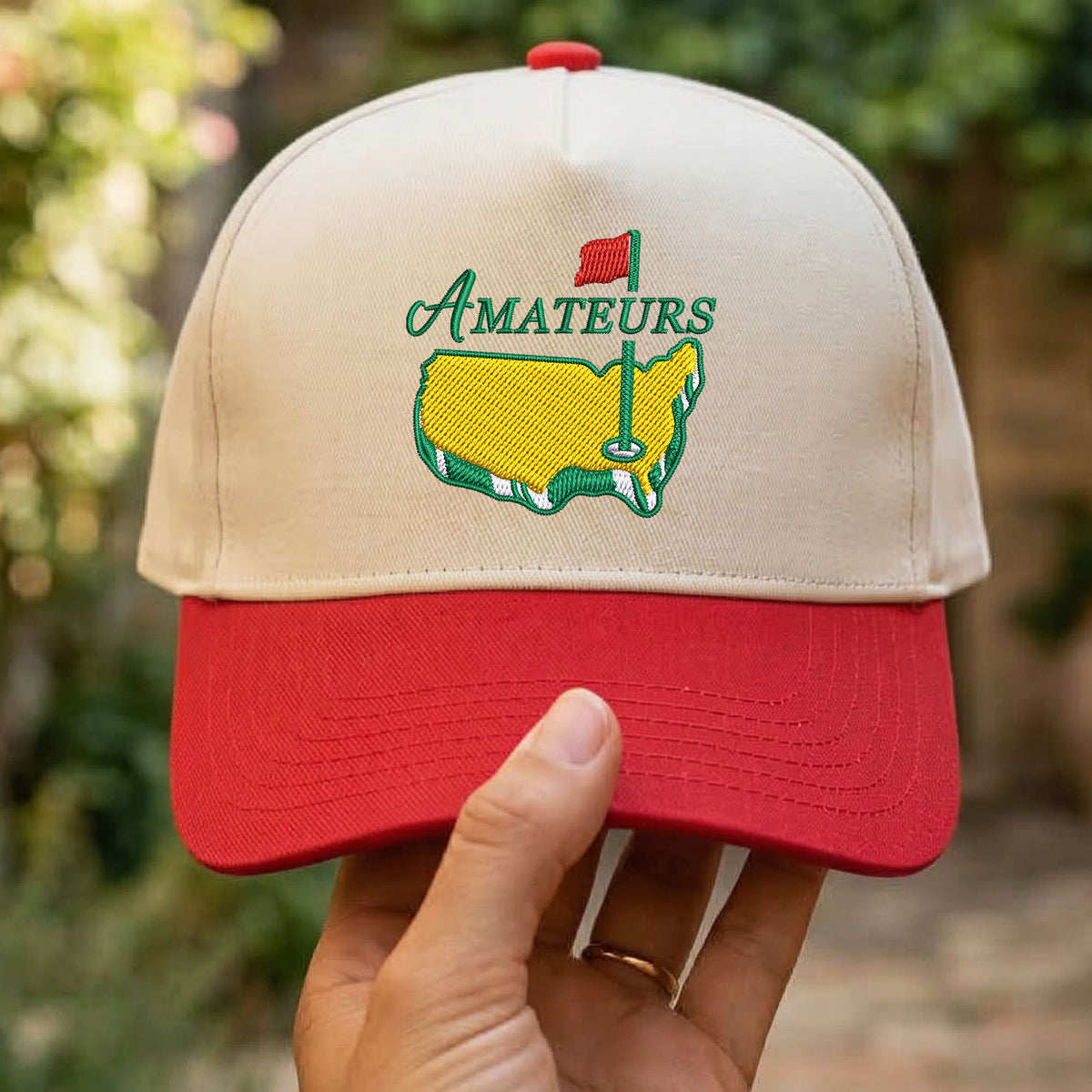 Custom Embroidered Amateurs Golf Snapback Hat
