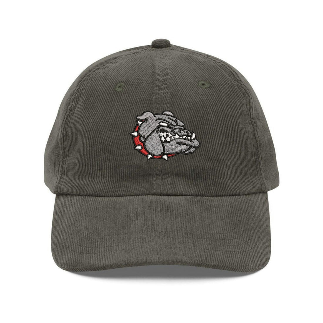 Custom Embroidered Angry Bulldog Hat - Vintage Animal Lover Cap