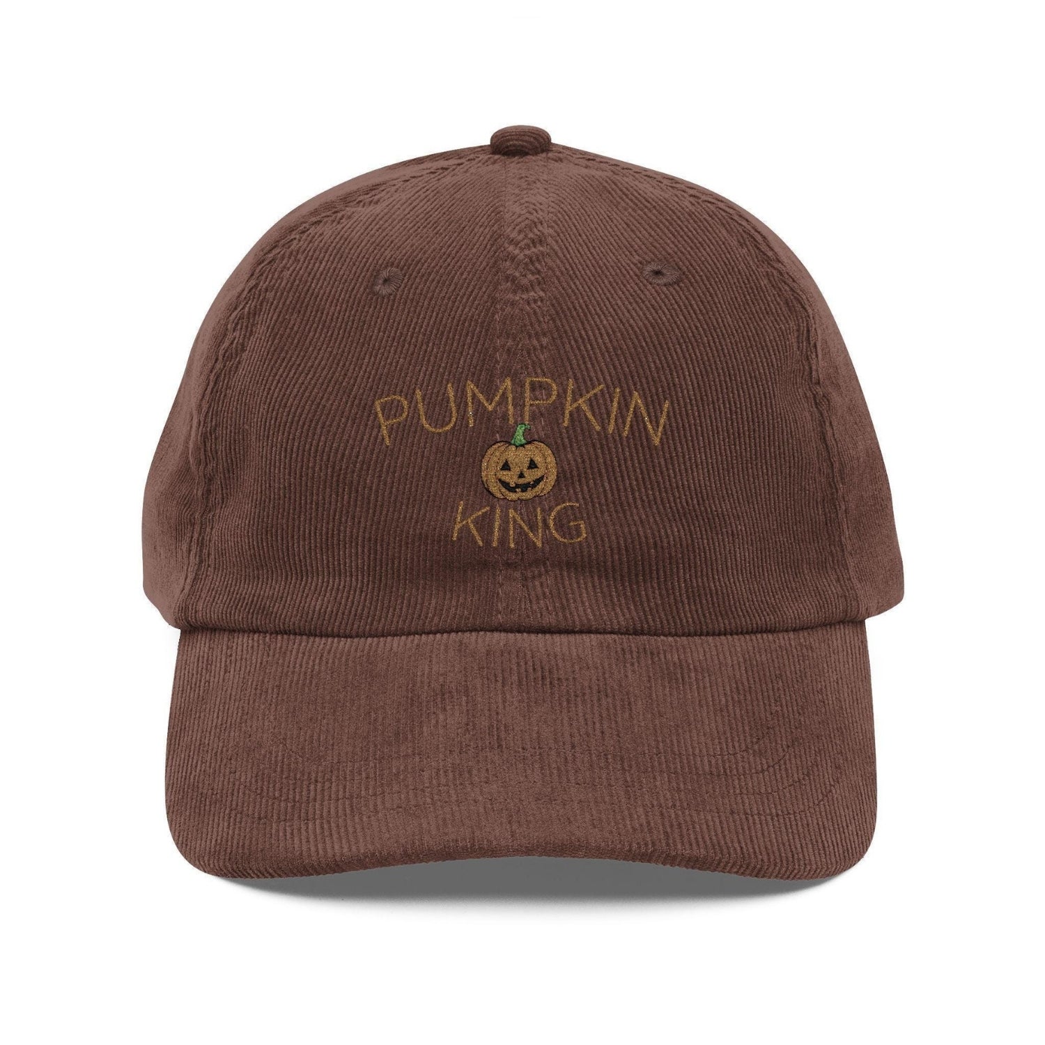 Custom Embroidered Pumpkin King Hat