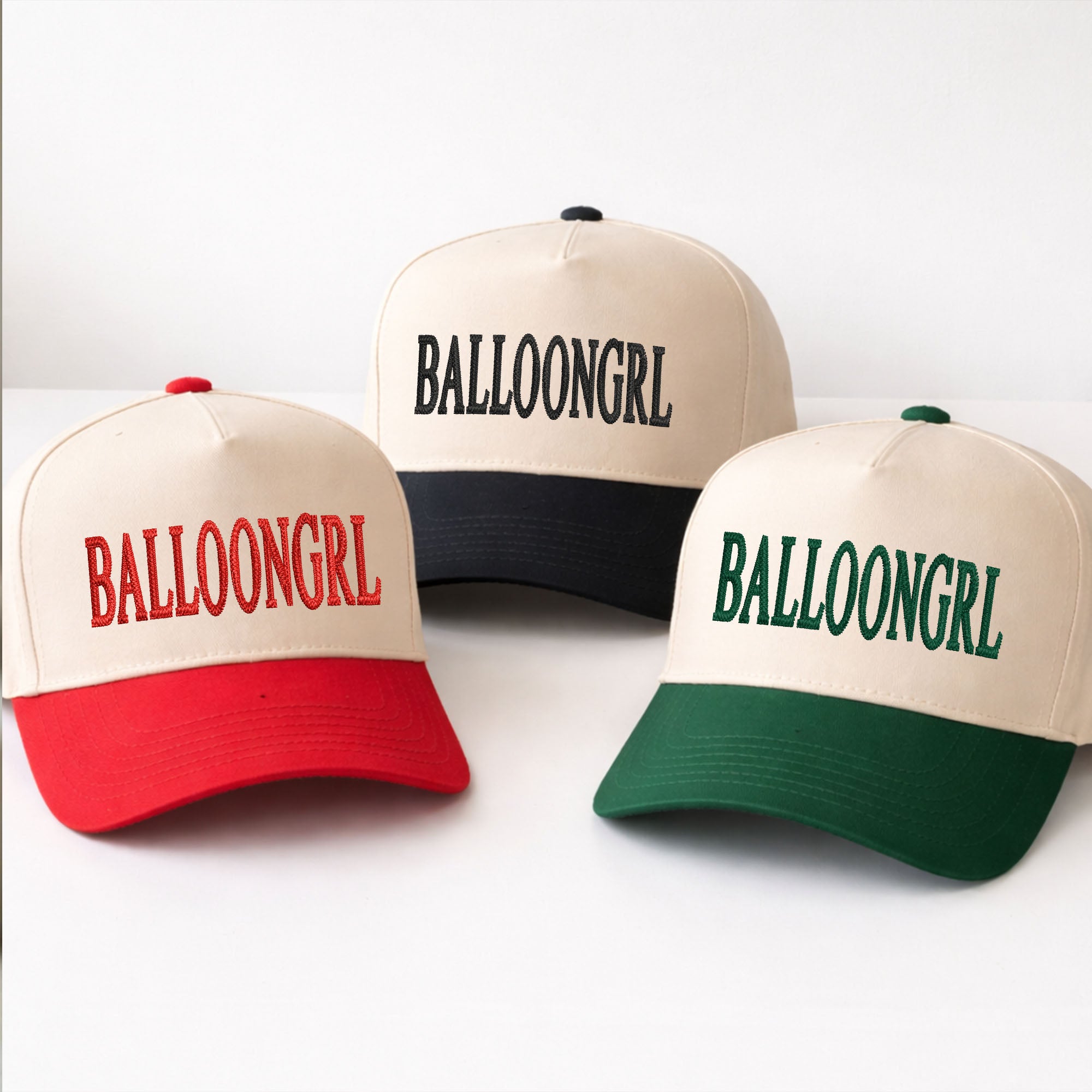 Custom Embroidered BALLOONGRL Snapback Hat