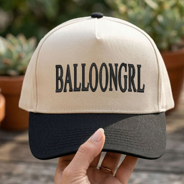 Custom Embroidered BALLOONGRL Snapback Hat