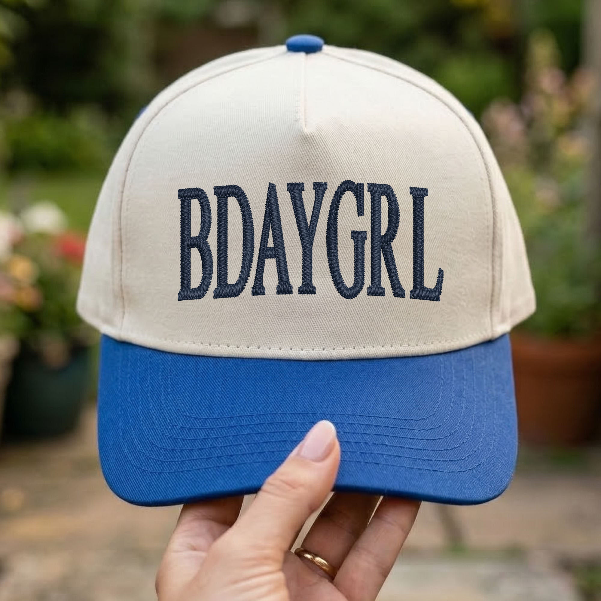 Custom Embroidered BDAYGRL Snapback Hat