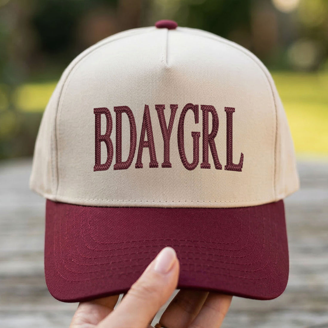Custom Embroidered BDAYGRL Snapback Hat