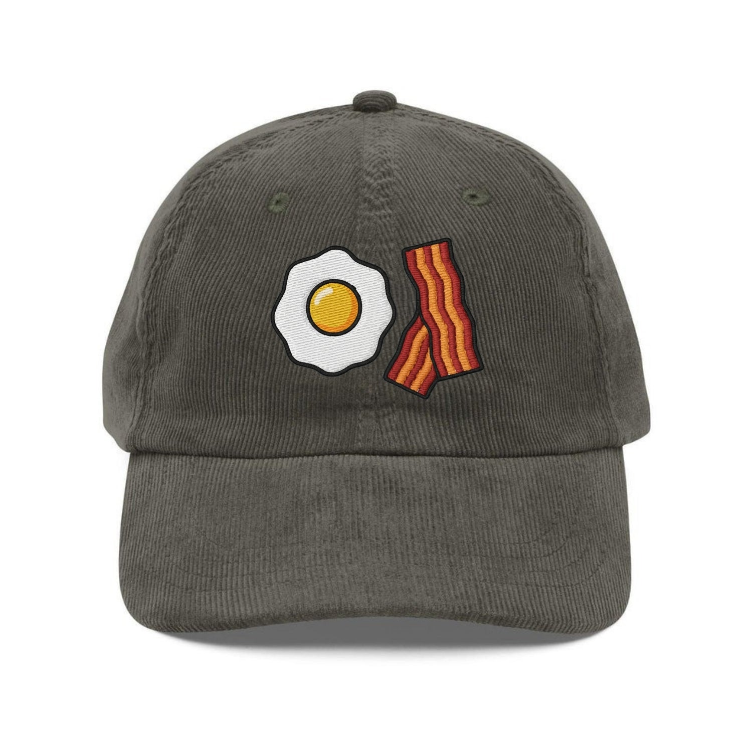 Custom Embroidered Bacon & Eggs Hat