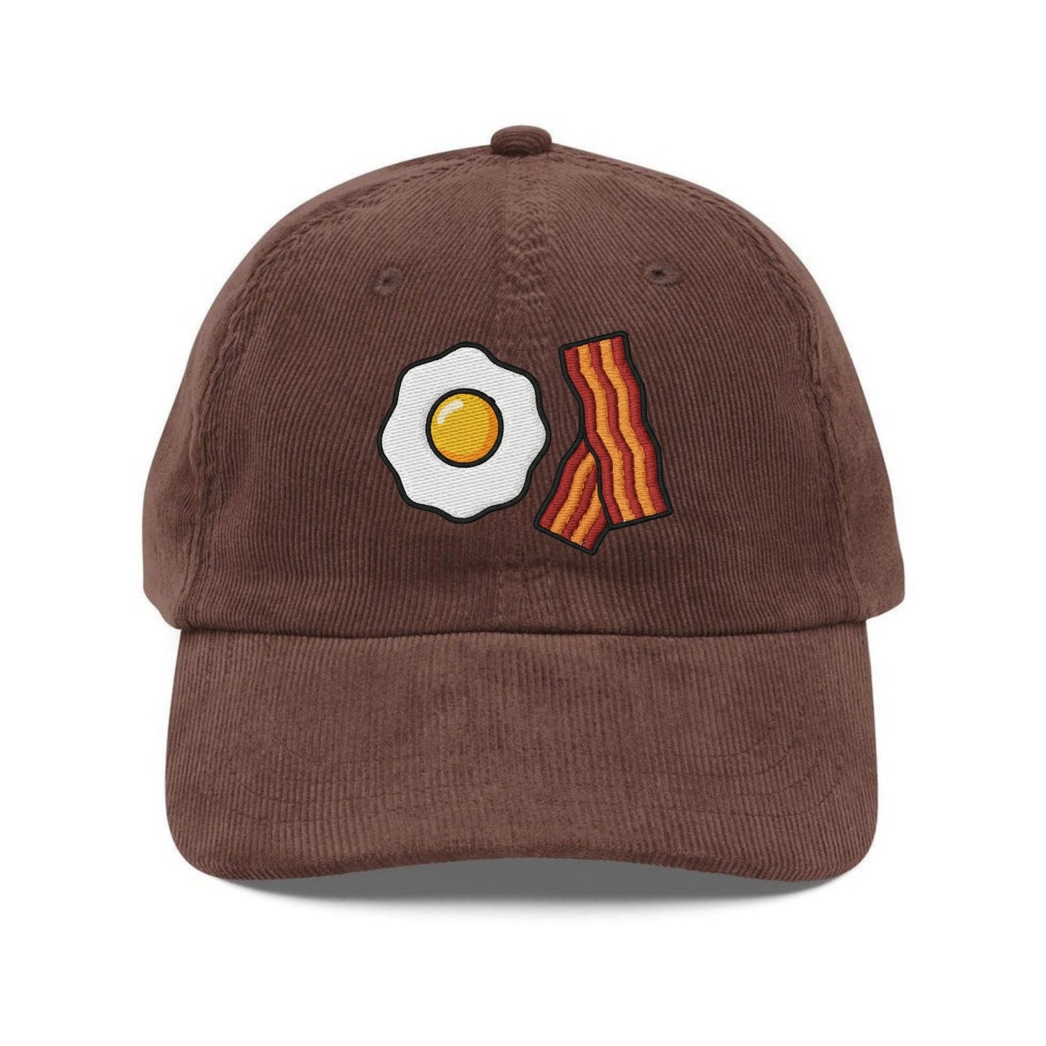 Custom Embroidered Bacon & Eggs Hat