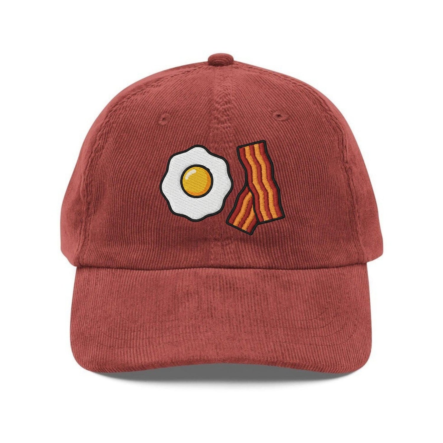 Custom Embroidered Bacon & Eggs Hat
