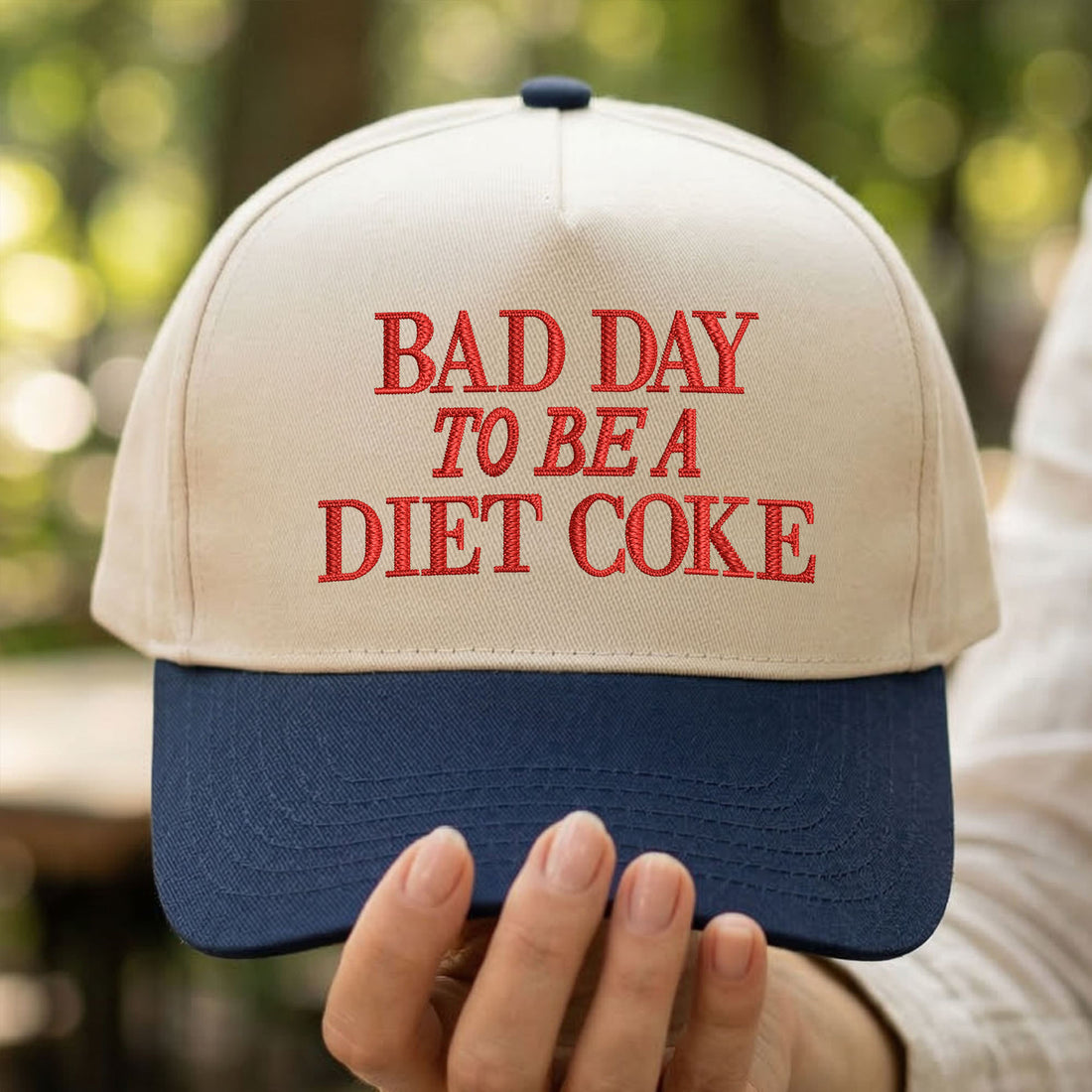Custom Embroidered Bad Day To Be a Diet Coke Snapback Hat