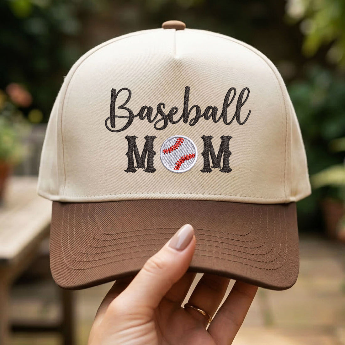 Custom Embroidered Baseball Mom Snapback Hat