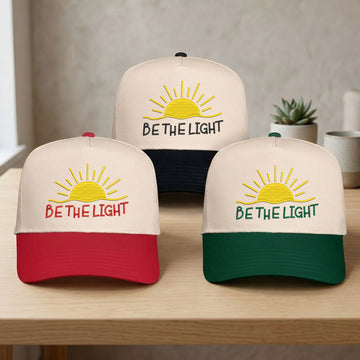 Custom Embroidered Be The Light Snapback Hat