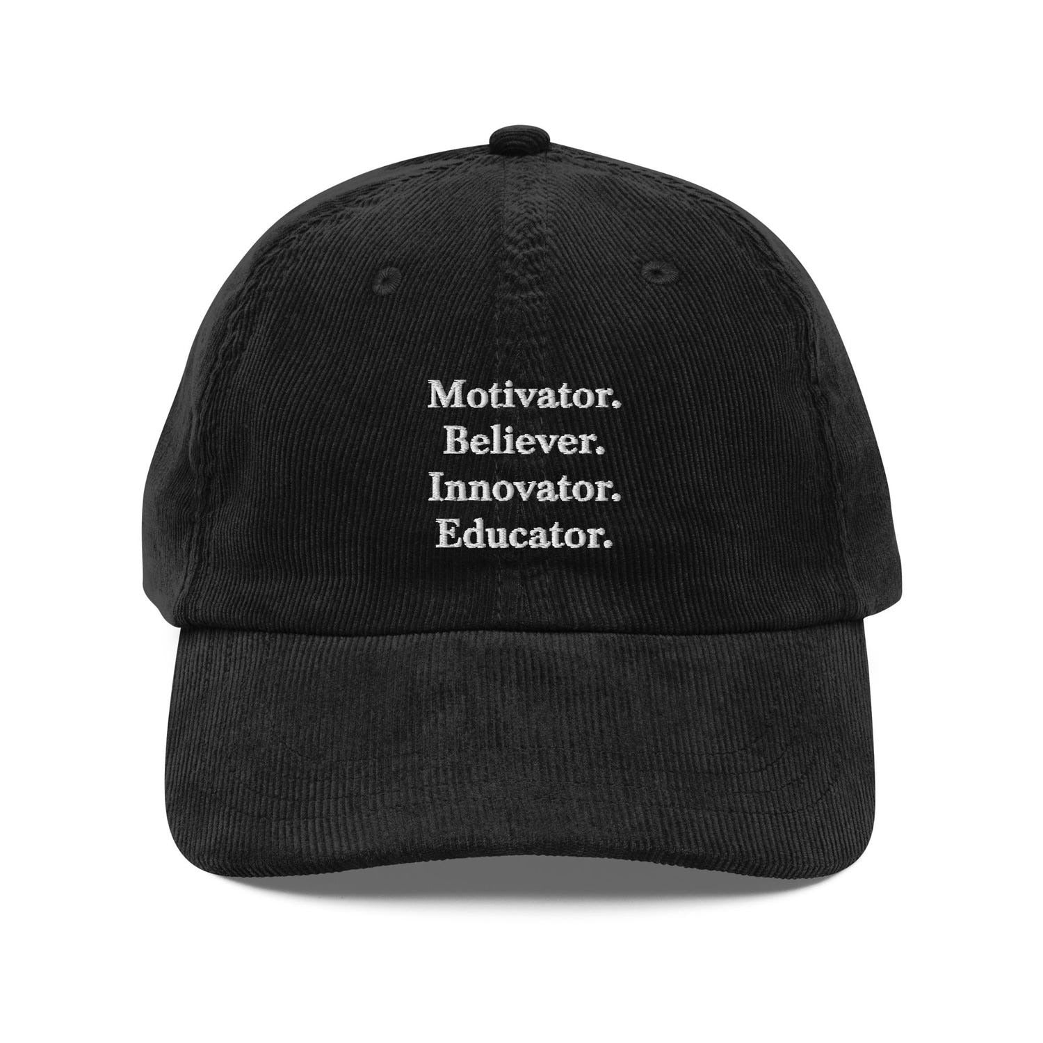 Custom Embroidered Believer Motivator Innovator Educator Hat