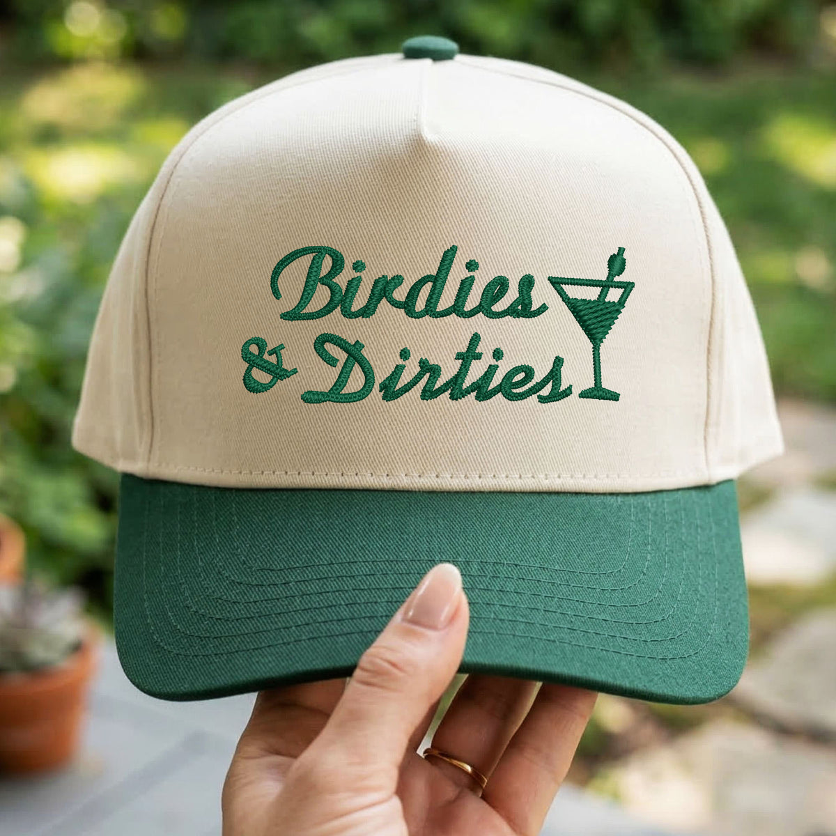Custom Embroidered Birdies & Dirties Snapback Hat