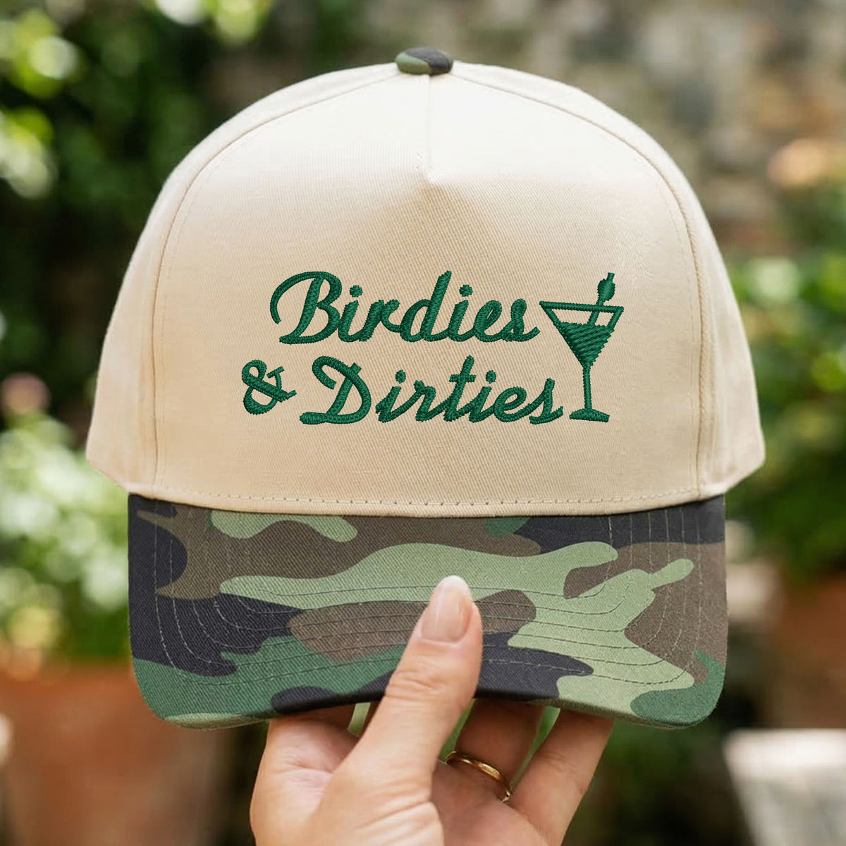 Custom Embroidered Birdies & Dirties Snapback Hat