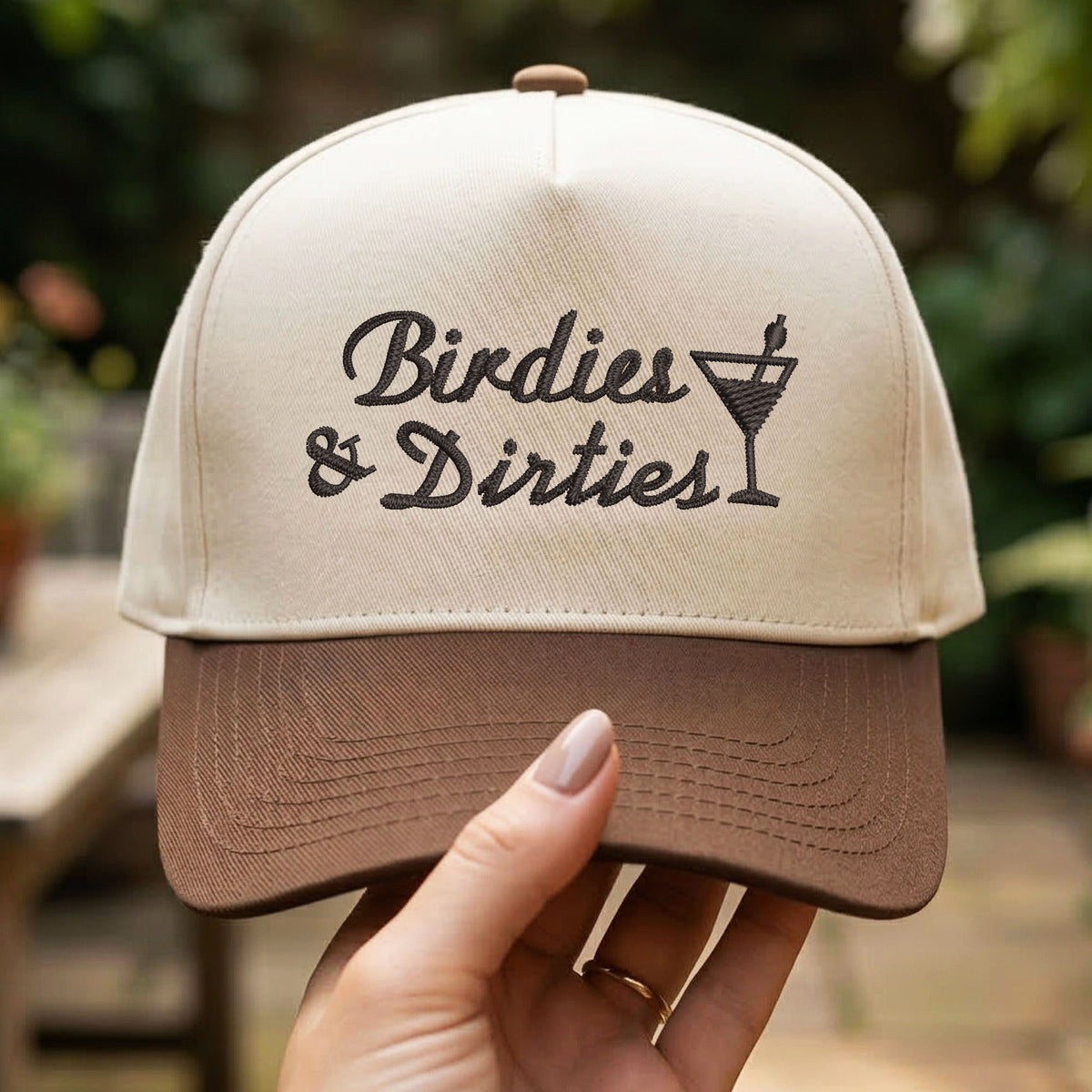 Custom Embroidered Birdies & Dirties Snapback Hat