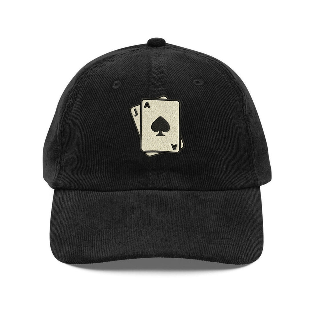 Custom Embroidered Blackjack Ace Hat - Premium Casino Cap