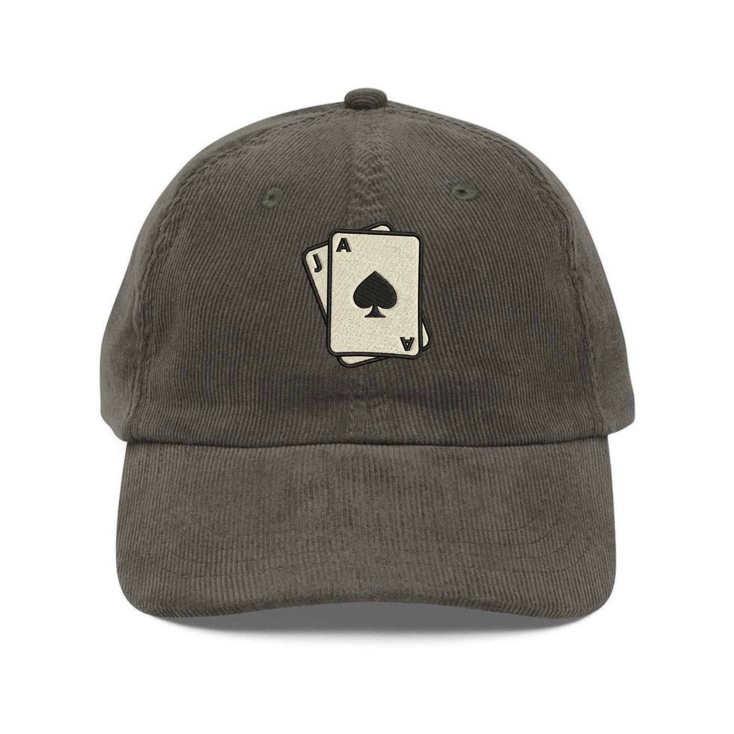 Custom Embroidered Blackjack Ace Hat - Premium Casino Cap