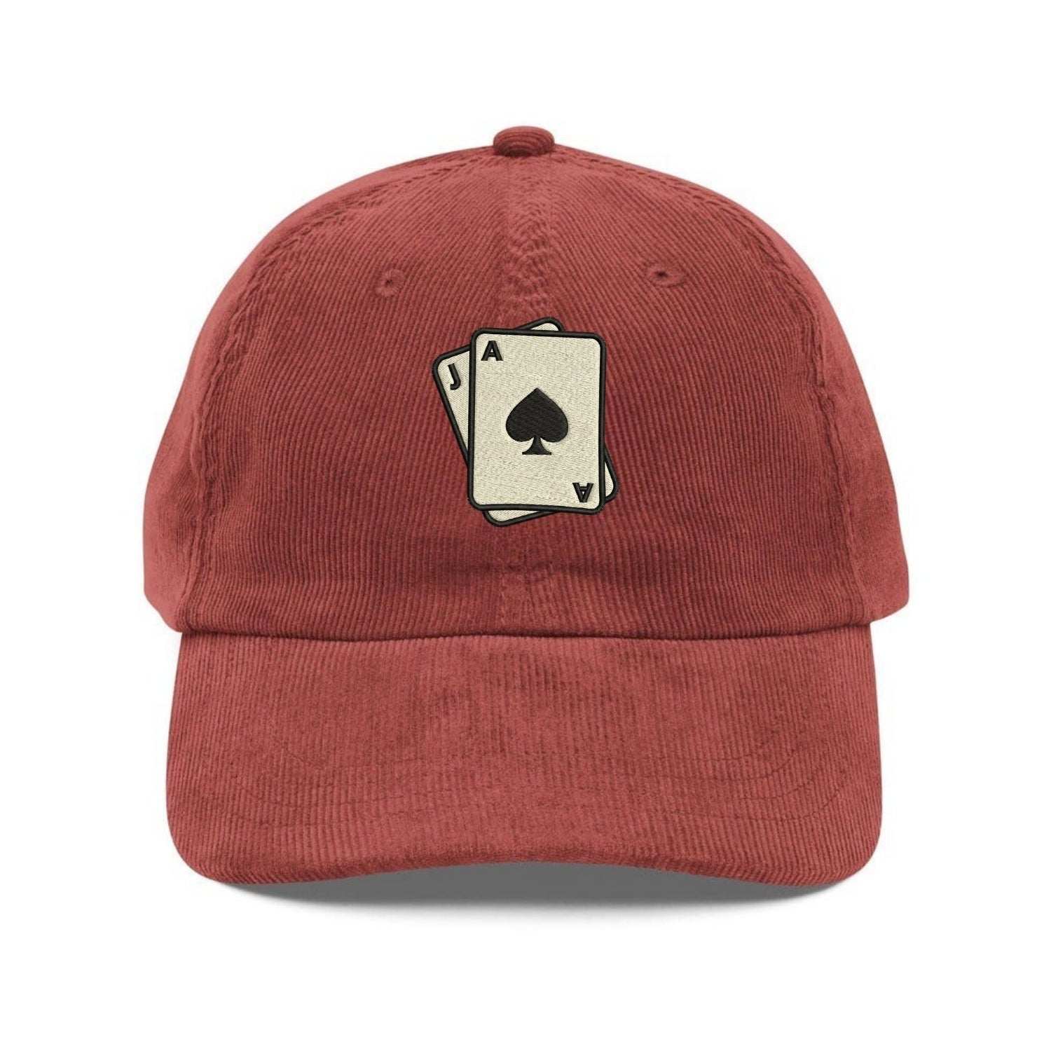 Custom Embroidered Blackjack Ace Hat - Premium Casino Cap