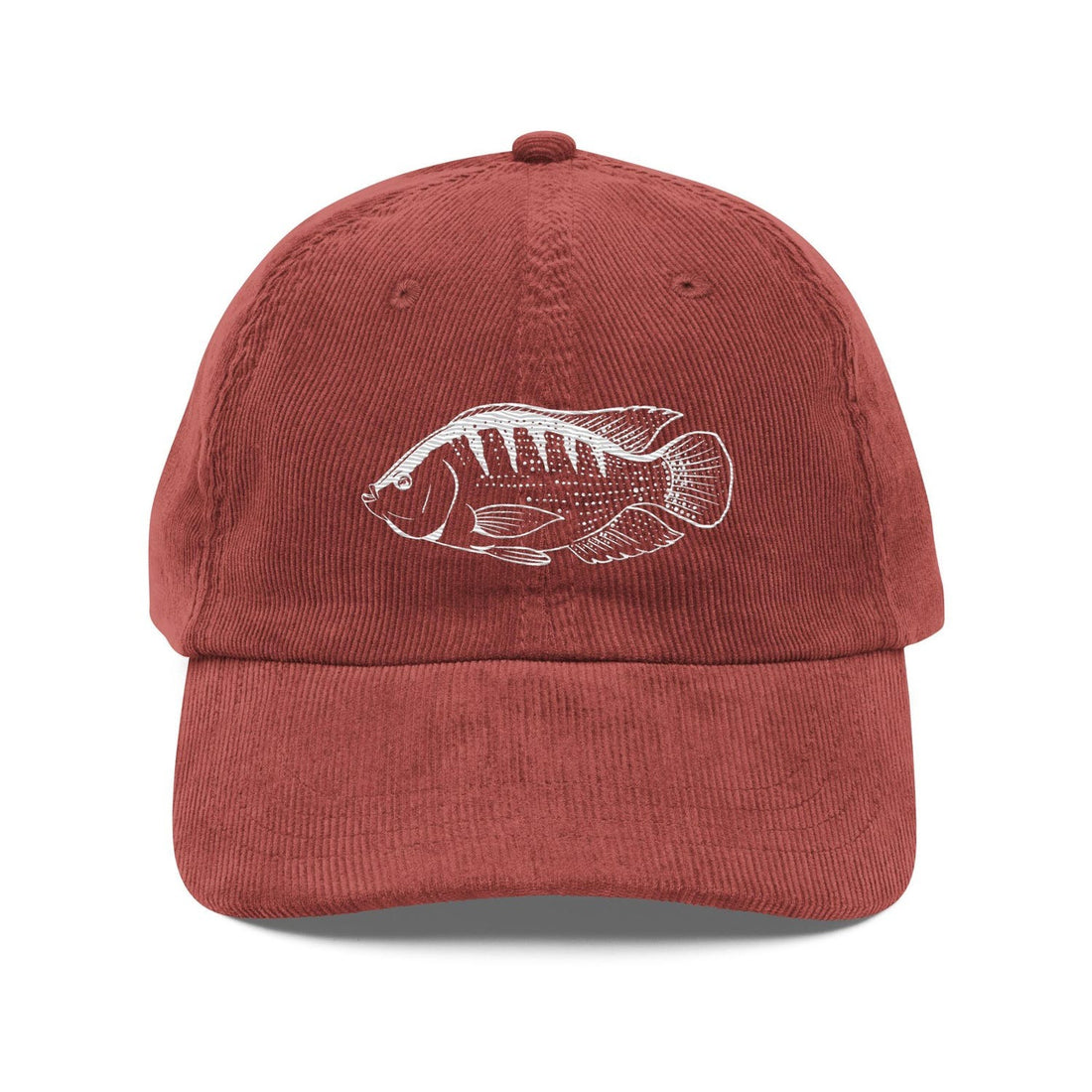 Custom Embroidered Bluegill Distressed Hat