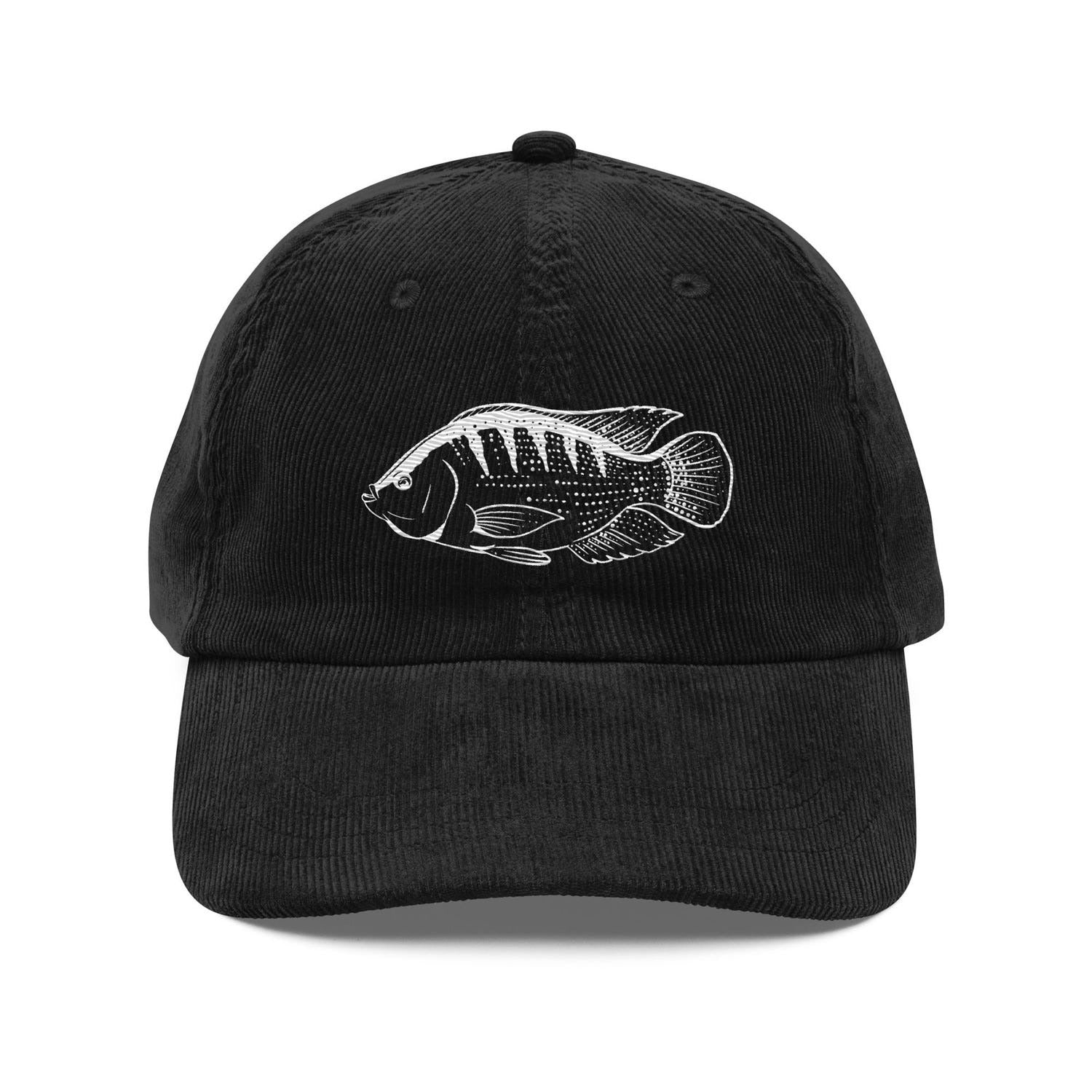 Custom Embroidered Bluegill Distressed Hat