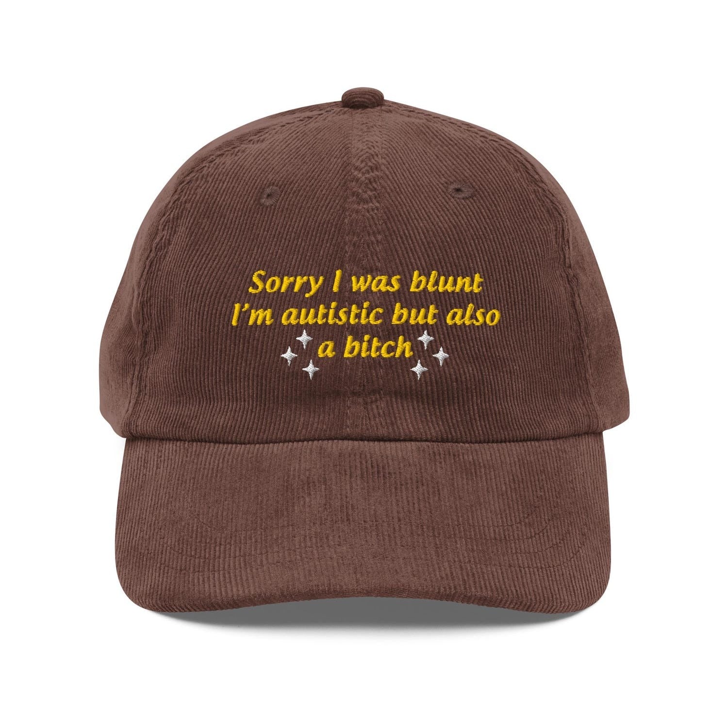 Custom Embroidered Blunt, Brilliant, and Bold Hat