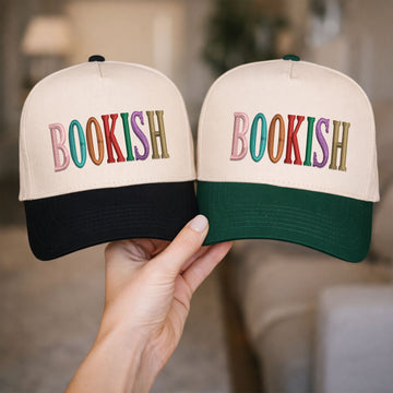Custom Embroidered Bookish Rainbow Snapback Hat