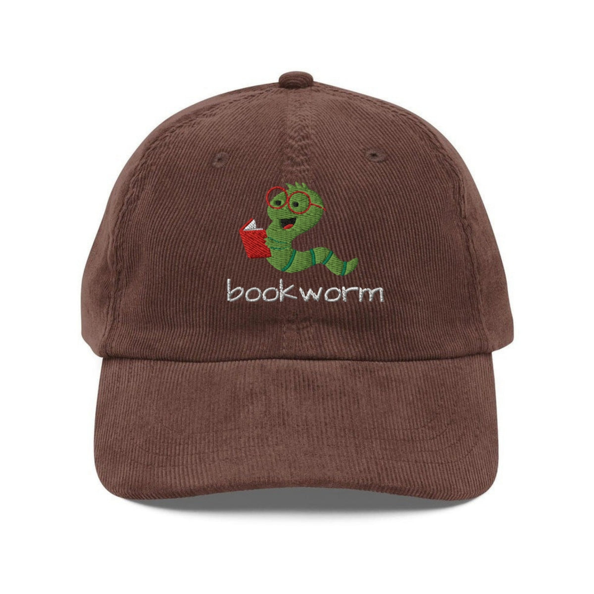Custom Embroidered Bookworm Hat