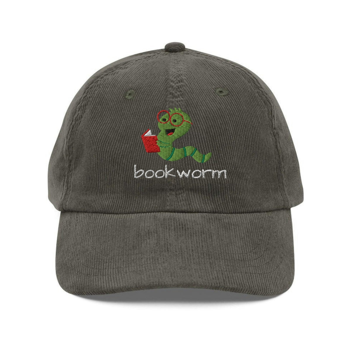 Custom Embroidered Bookworm Hat