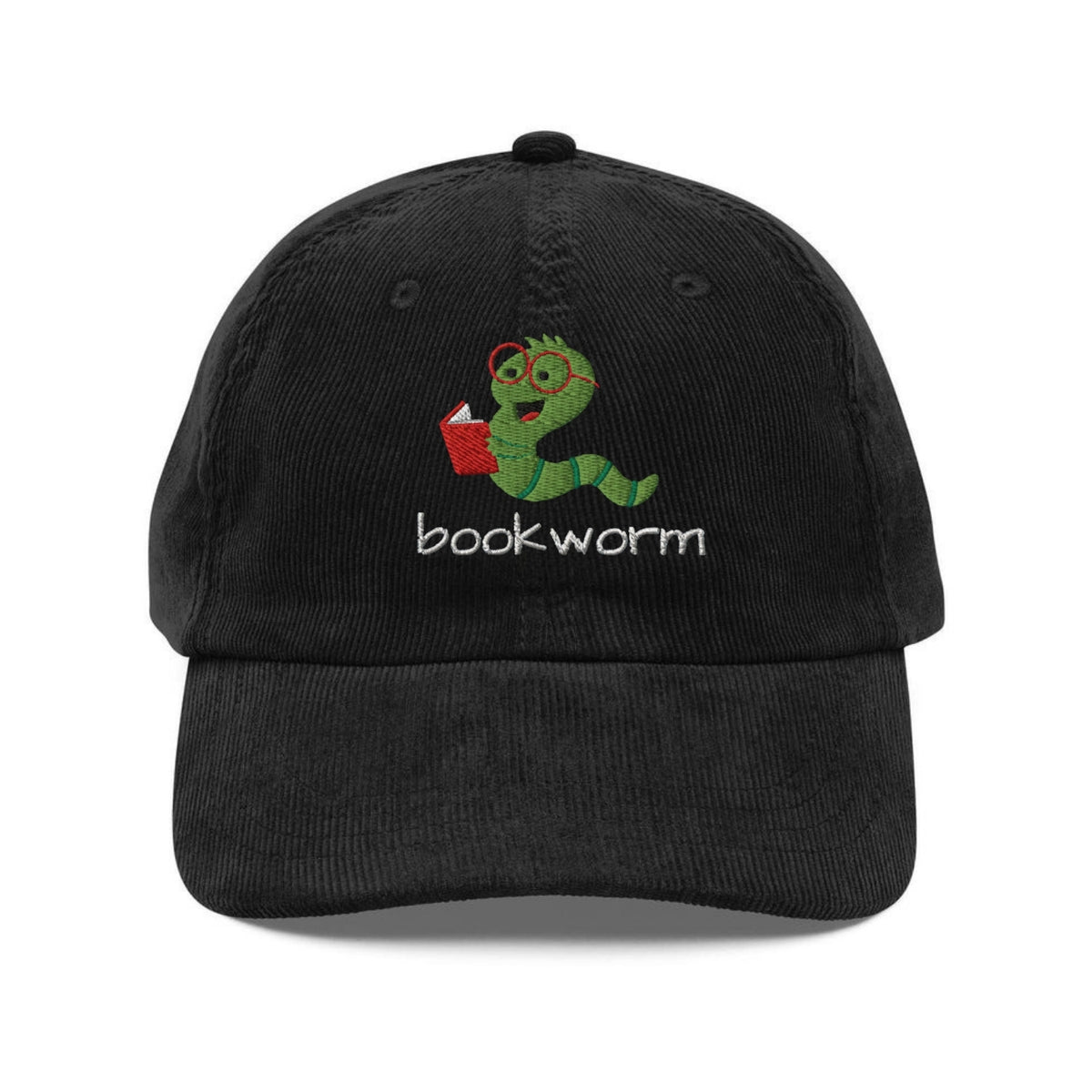Custom Embroidered Bookworm Hat