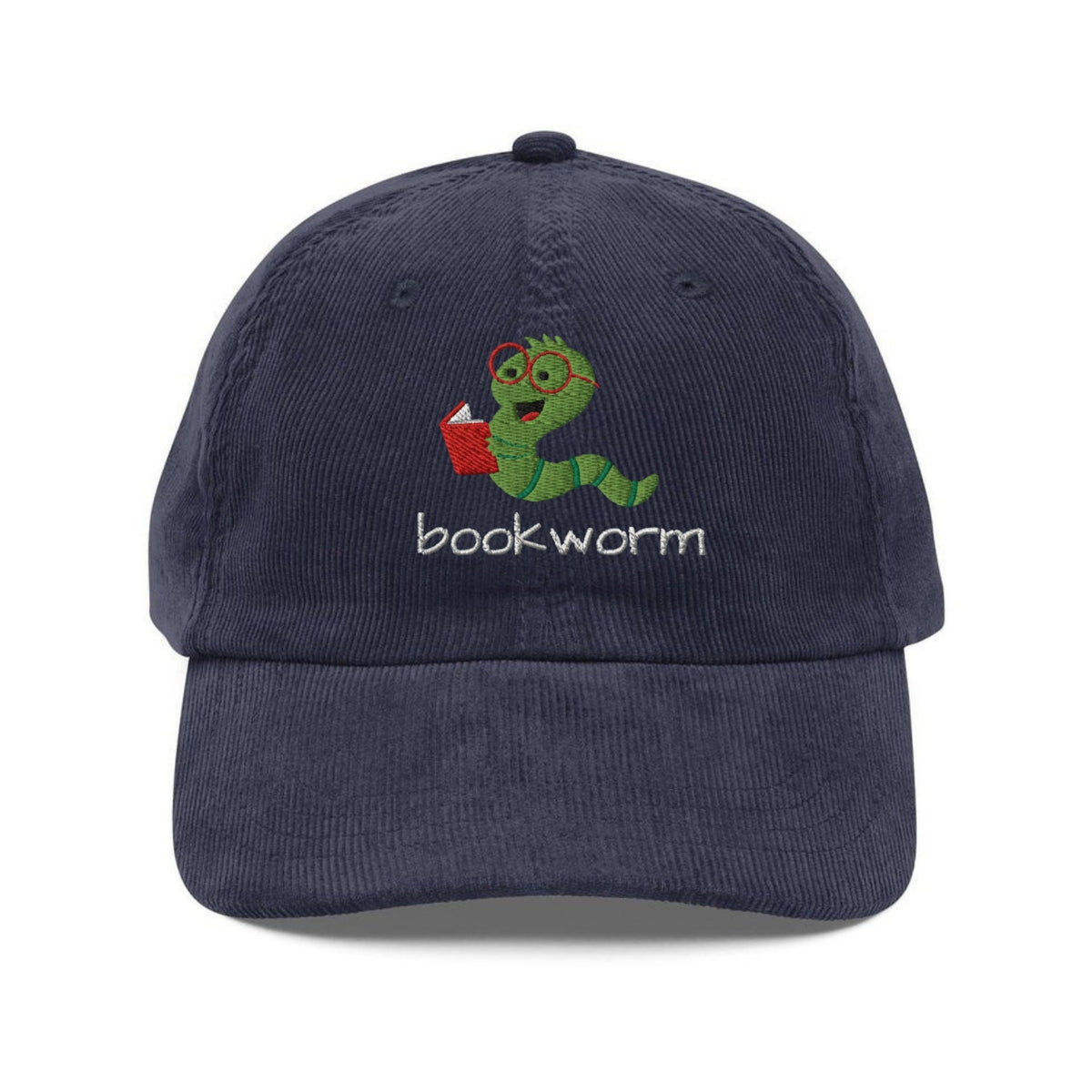 Custom Embroidered Bookworm Hat