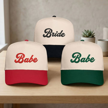 Custom Embroidered Bride Snapback Hat