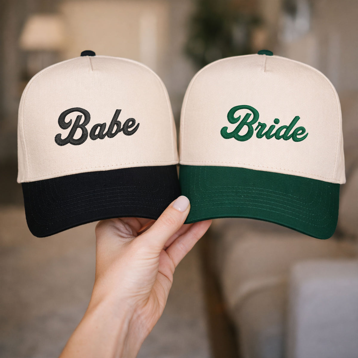 Custom Embroidered Bride Snapback Hat