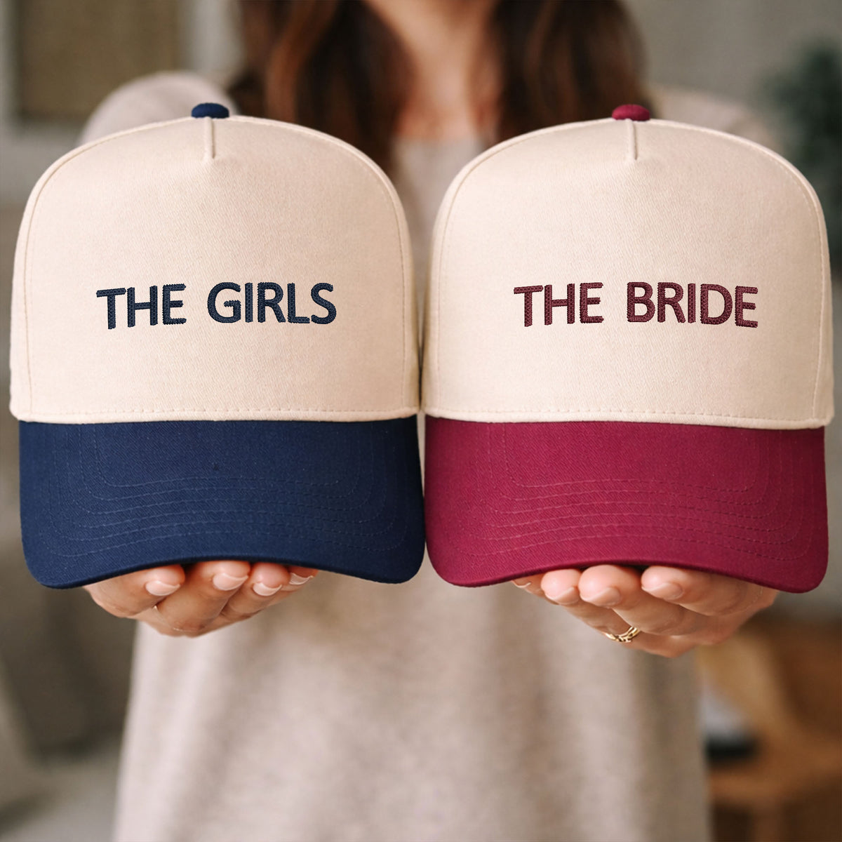 Custom Embroidered Bride Squad Snapback Hat