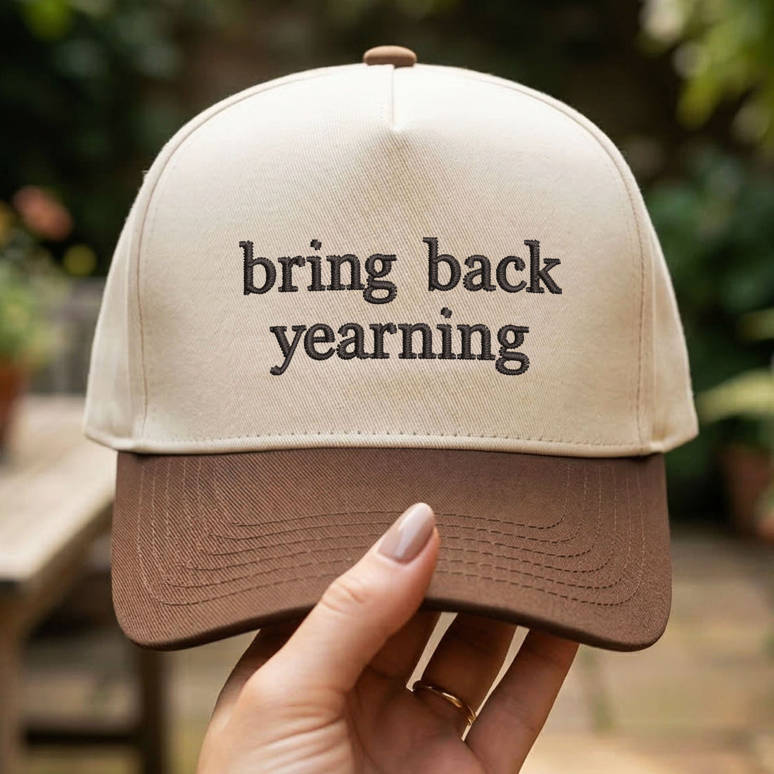 Custom Embroidered Bring Back Yearning Snapback Hat