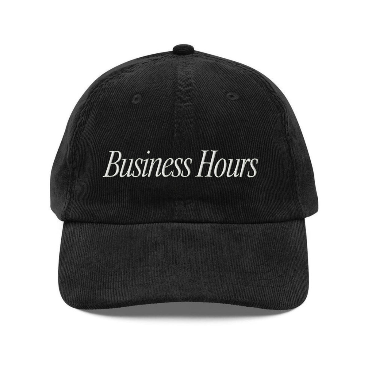 Custom Embroidered Business Hours Hat
