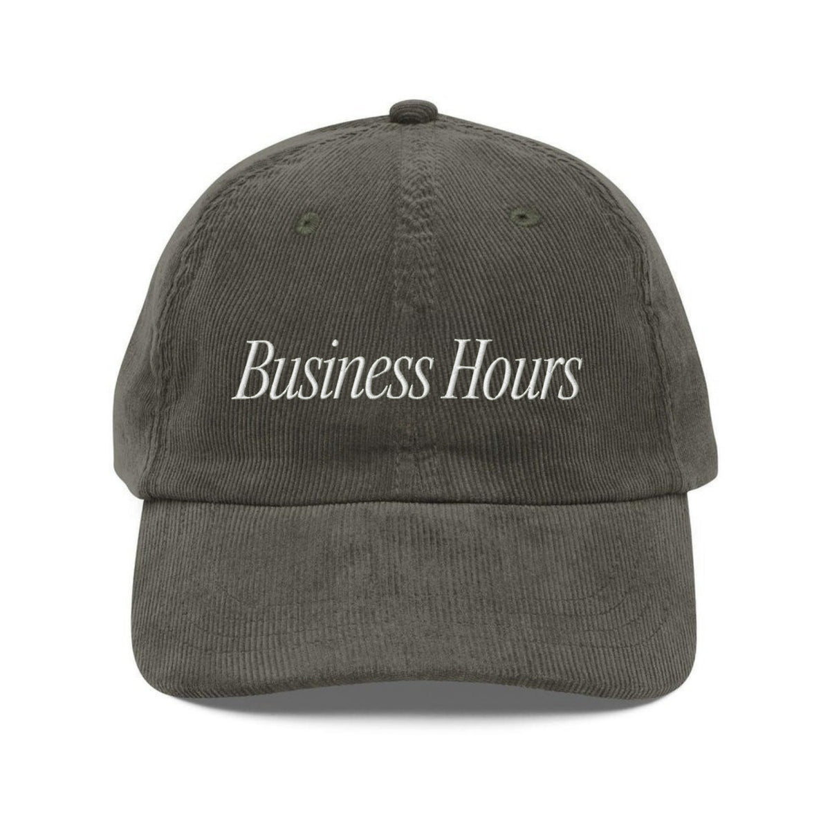 Custom Embroidered Business Hours Hat