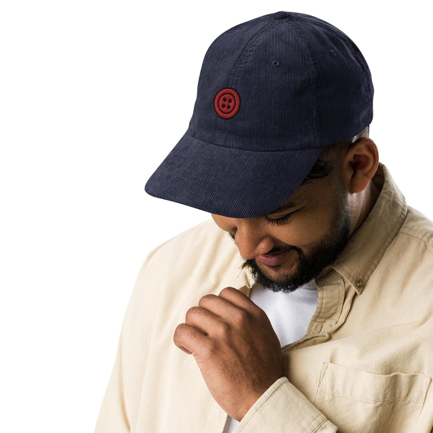 Custom Embroidered Button Hat