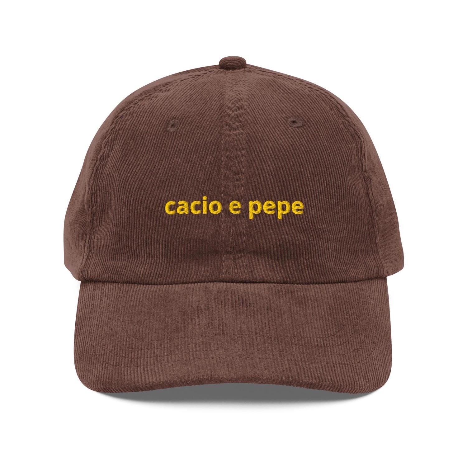 Custom Embroidered Cacio e Pepe Hat