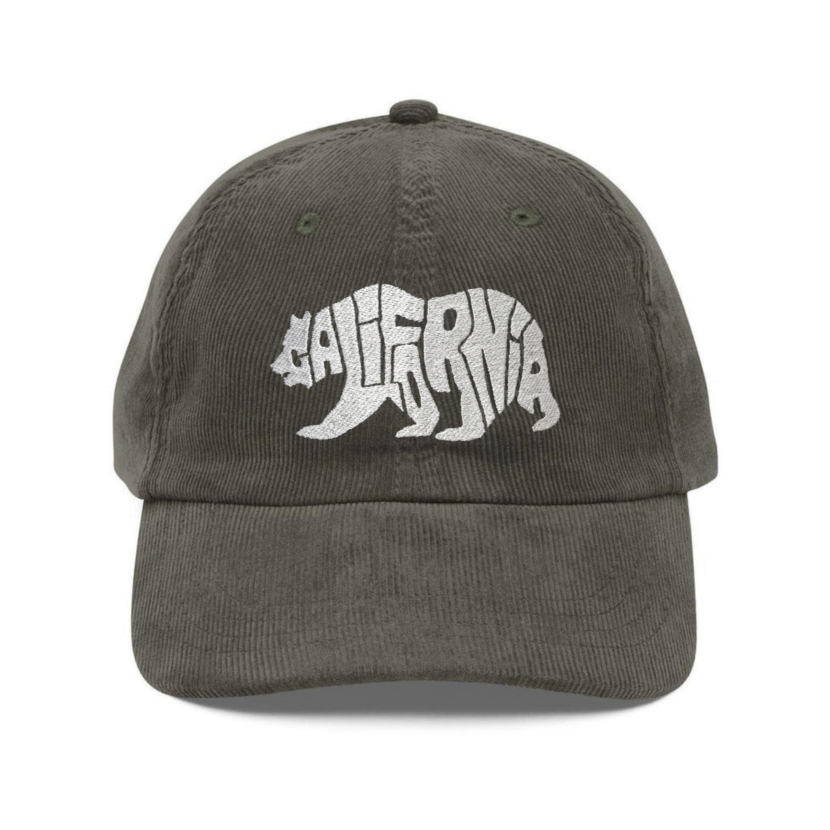 Custom Embroidered California Bear Hat - Vintage West Coast Style Cap