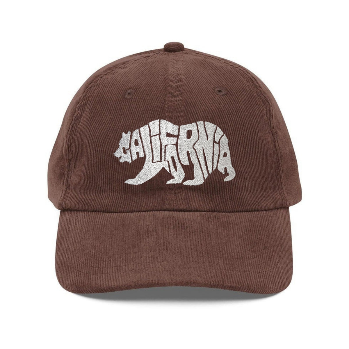 Custom Embroidered California Bear Hat - Vintage West Coast Style Cap