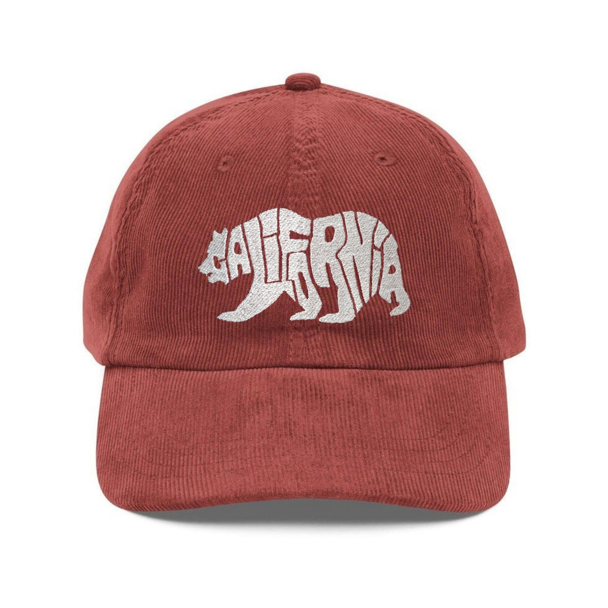 Custom Embroidered California Bear Hat - Vintage West Coast Style Cap