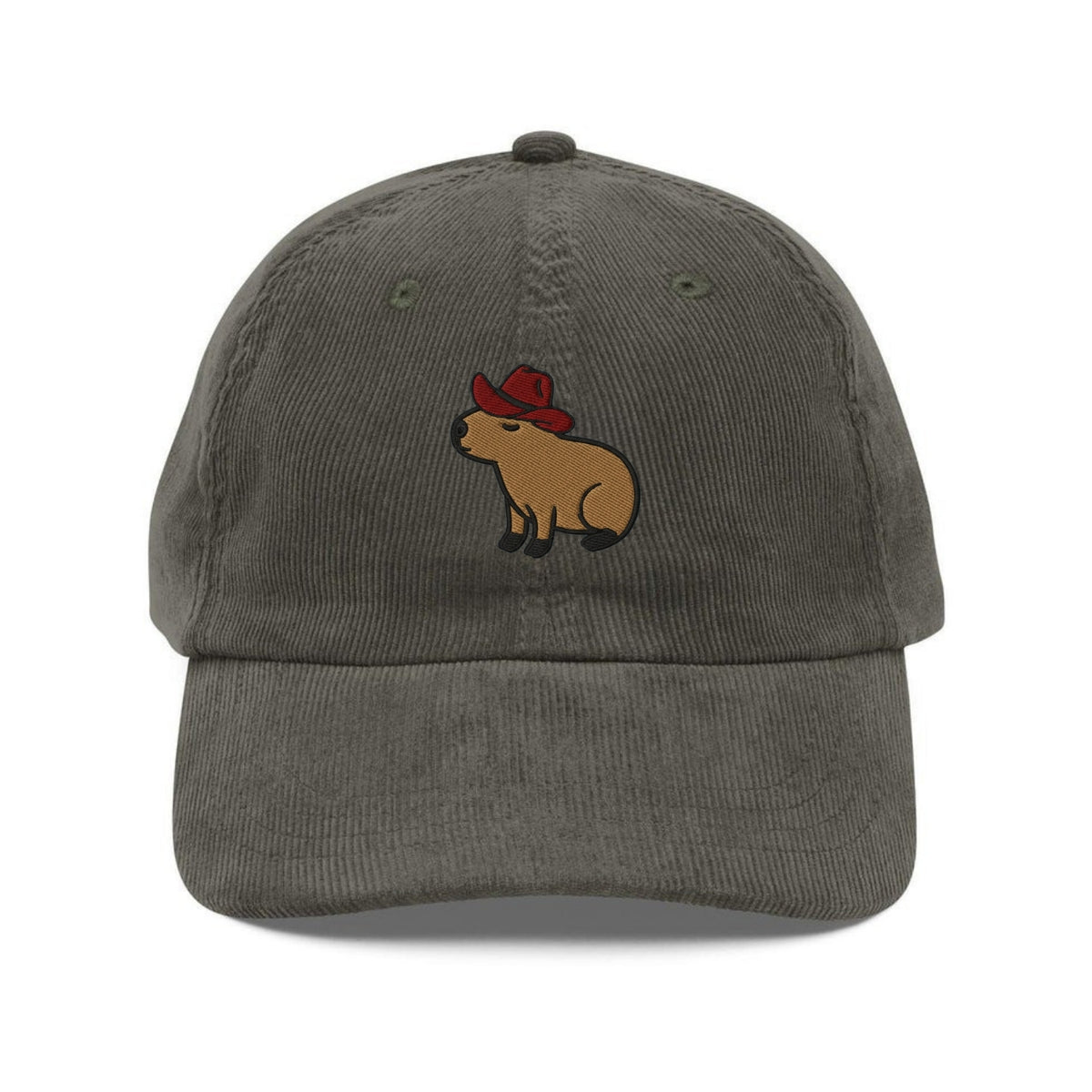 Custom Embroidered Capybara Cowboy Hat