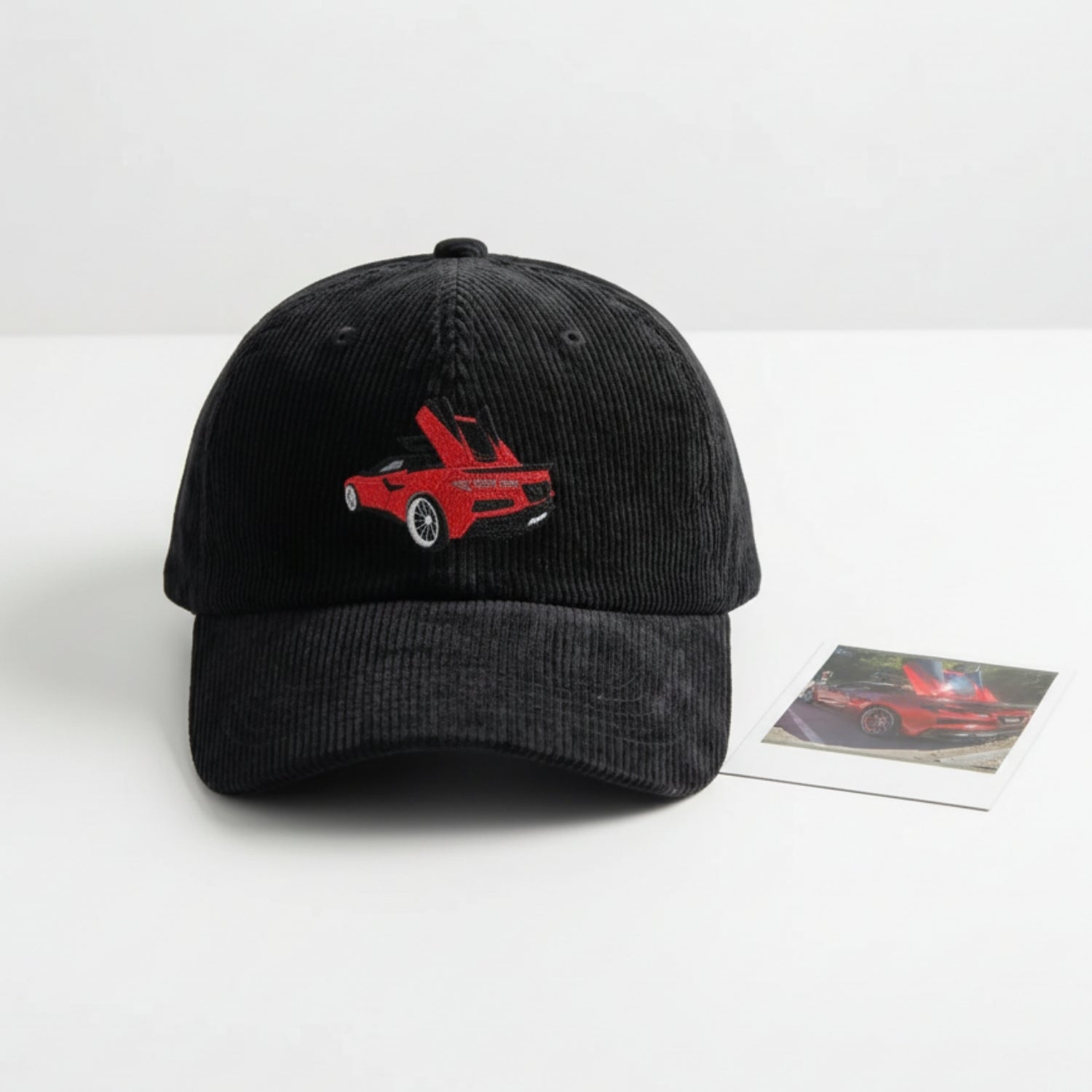 Custom Embroidered Car Hat - Personalized Car Portrait Cap for Him