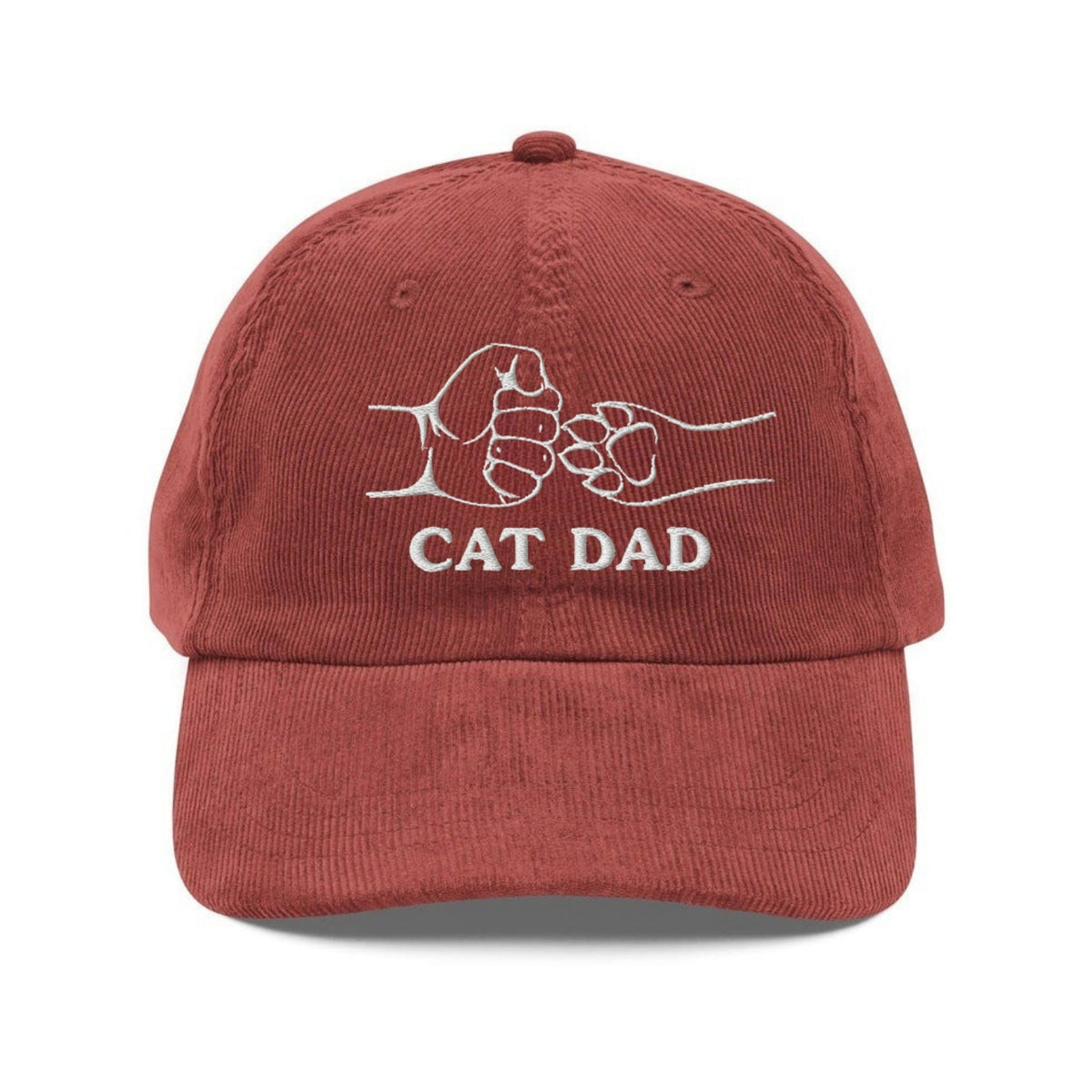 Custom Embroidered Cat Dad Hat - Gift for Cat Lovers