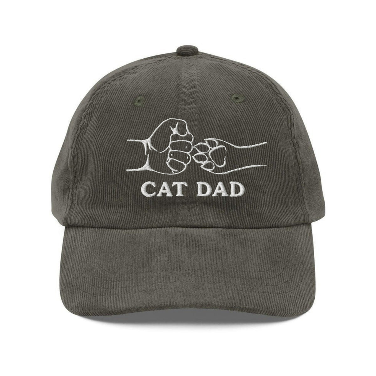 Custom Embroidered Cat Dad Hat - Gift for Cat Lovers