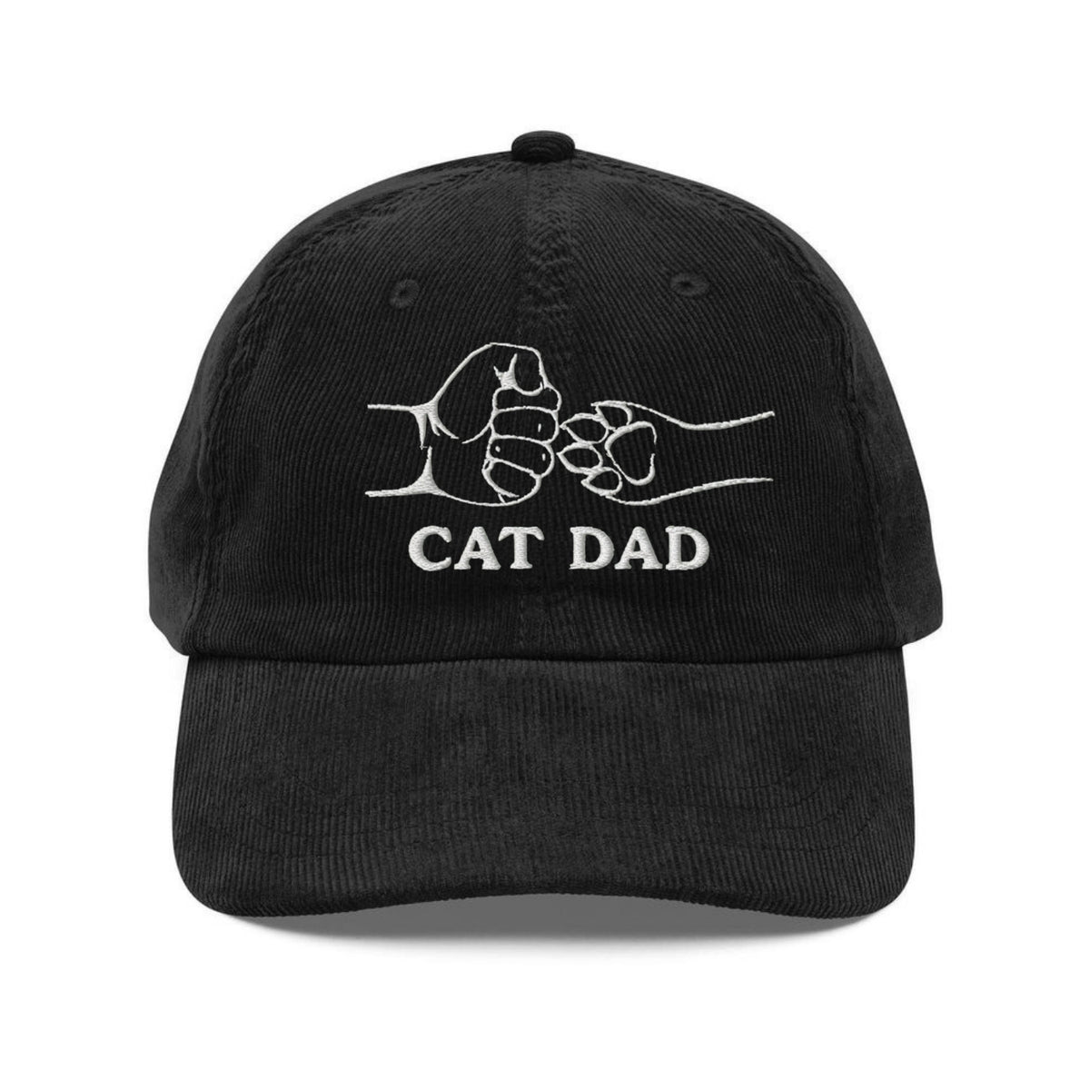 Custom Embroidered Cat Dad Hat - Gift for Cat Lovers