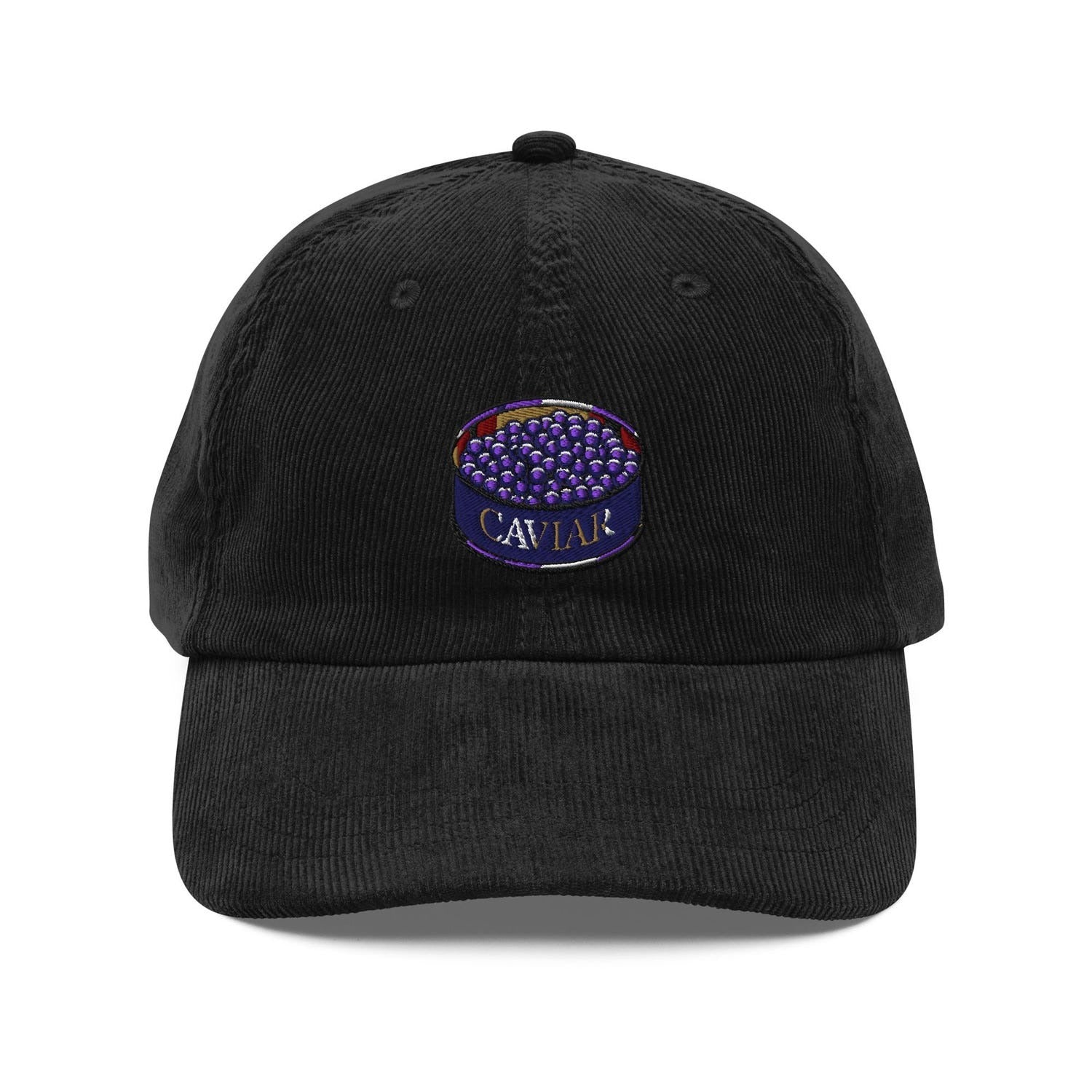 Custom Embroidered Caviar Hat