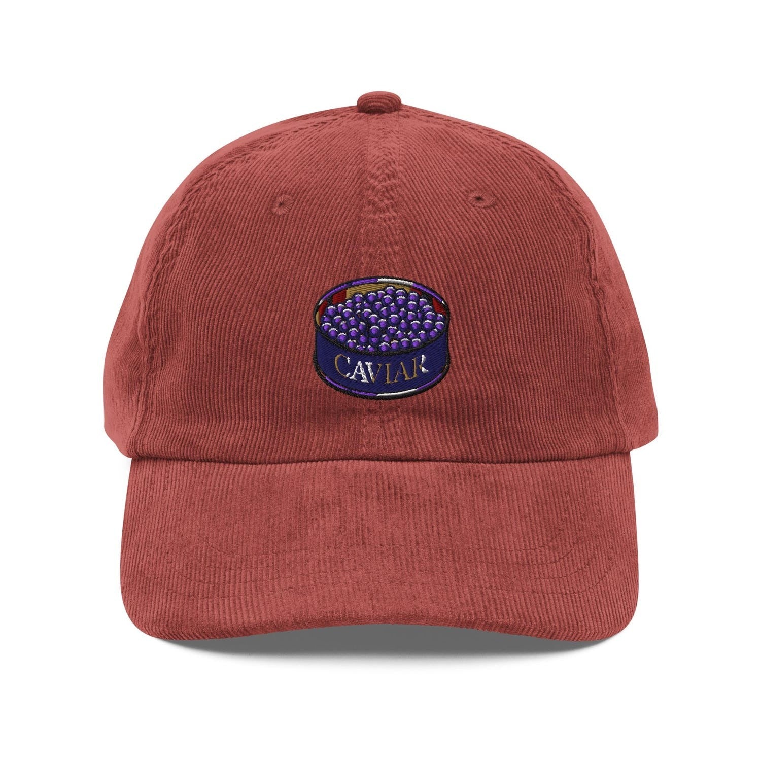 Custom Embroidered Caviar Hat