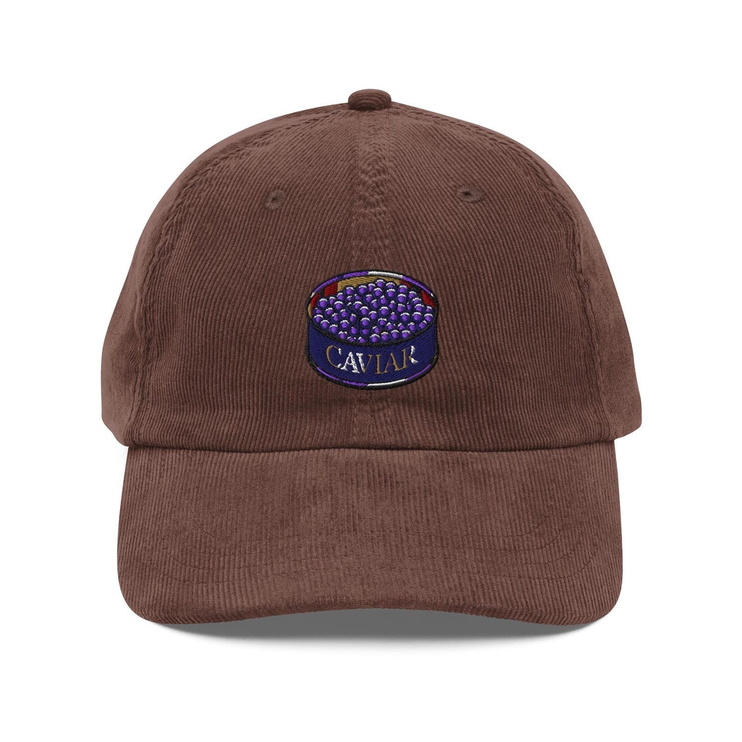 Custom Embroidered Caviar Hat